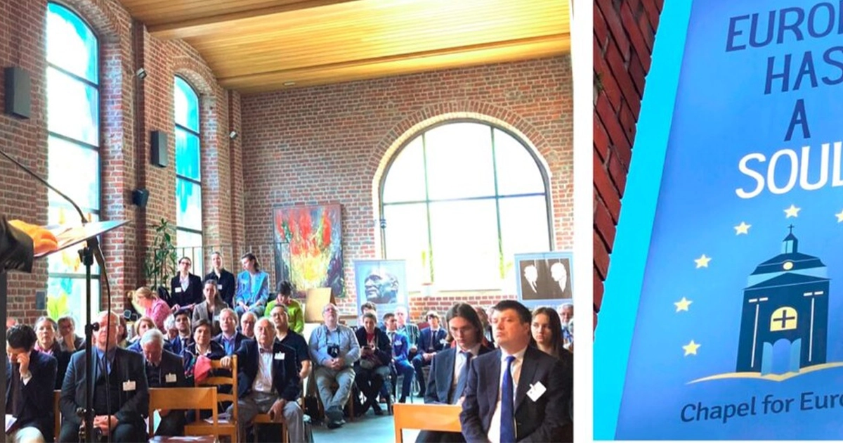 Християни моляться в каплиці ЄС у Брюсселі з нагоди 75-річчя Декларації Шумана