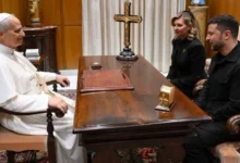 Папа Лев XIV провів першу офіційну зустріч із президентом України Володимиром Зеленським