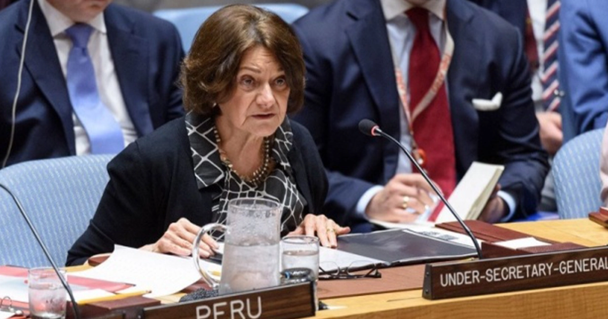 засідання Ради Безпеки ООН Розмарі Дікарло