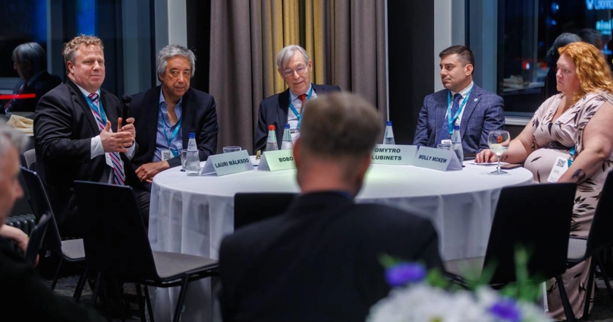 Уповноважений з прав людини Дмитро Лубінець виступає на конференції про воєнні злочини Росії