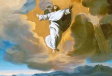 Ісус Христос возноситься на небо з Оливкової гори