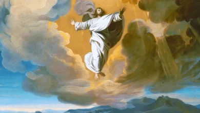Ісус Христос возноситься на небо з Оливкової гори