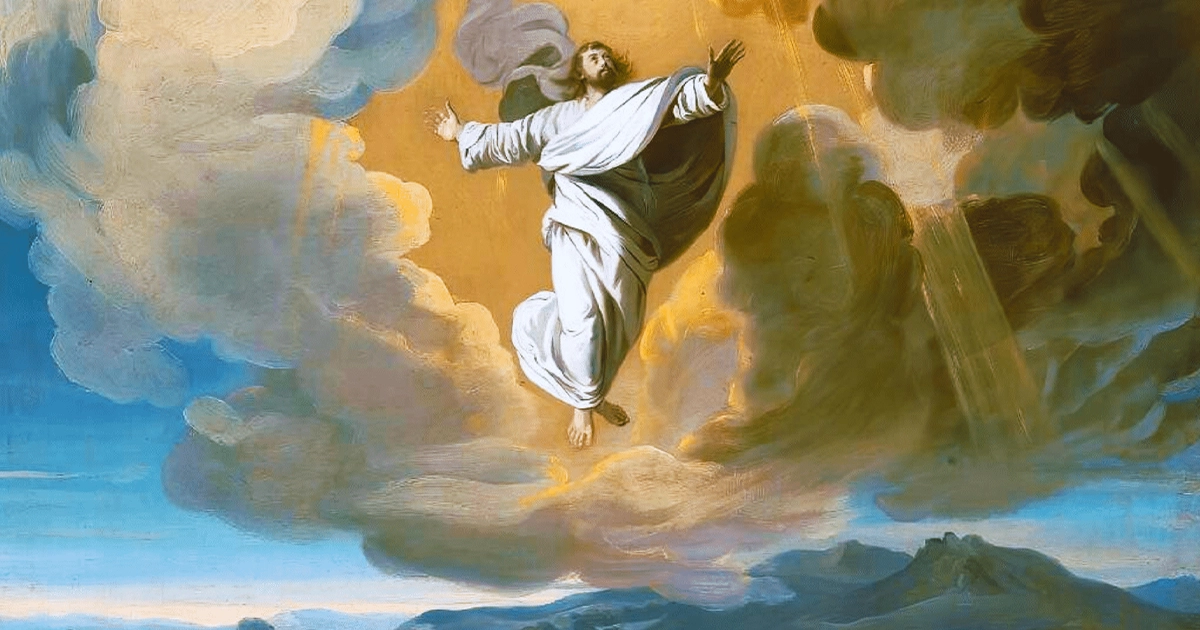 Ісус Христос возноситься на небо з Оливкової гори