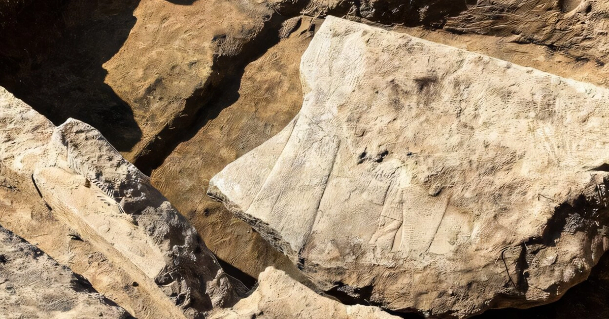 Археологи знайшли у Ніневії величезний рельєф із зображенням царя Ашурбаніпала та богів