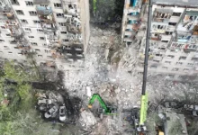 Наслідки нічної атаки дронами й ракетами по Києву 17 червня 2025 року