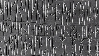 Кам’яна плита з рунічним написом молитви “Отче наш”, знайдена в Канаді