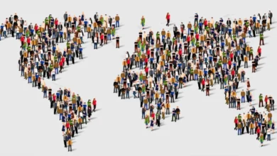 глобальна карта населення Землі