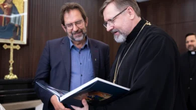 Делегація ЄЄА у Патріаршій резиденції на зустрічі з Главою УГКЦ у Києві