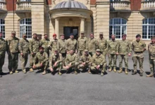 Українські військові капелани під час навчання у Британській Академії оборони