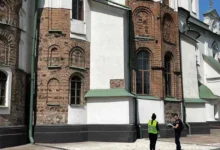 Софія Київська після російського обстрілу