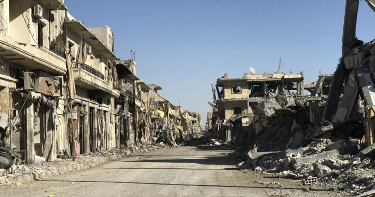 Руїни церкви Мар Еліас після вибуху в Дамаску, 2025