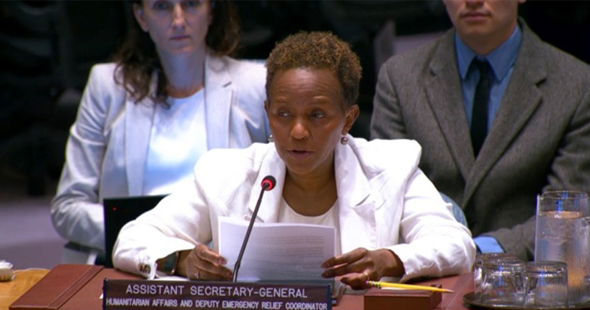 Джойс Мсуя доповідає в ООН про нестачу гуманітарного фінансування для України