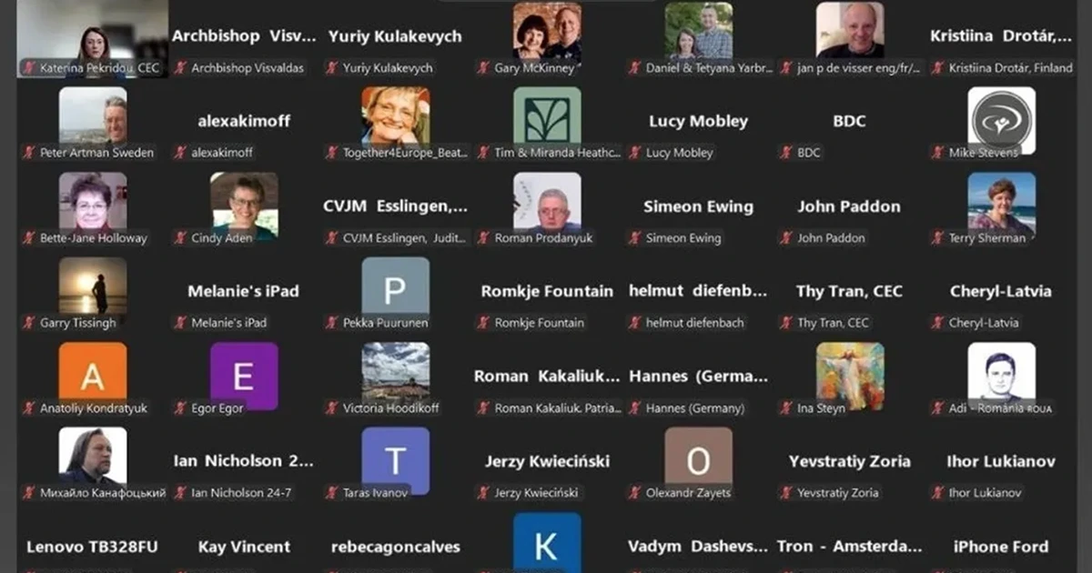 Онлайн-зустріч релігійних лідерів з усього світу на підтримку справедливого миру для України