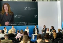 Світлана Гринчук виступає на конференції URC-2025 щодо відновлення довкілля України