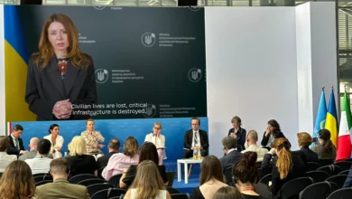 Світлана Гринчук виступає на конференції URC-2025 щодо відновлення довкілля України