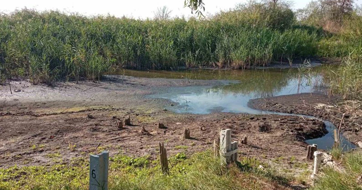 Зневоднення річки в Україні на тлі зміни клімату