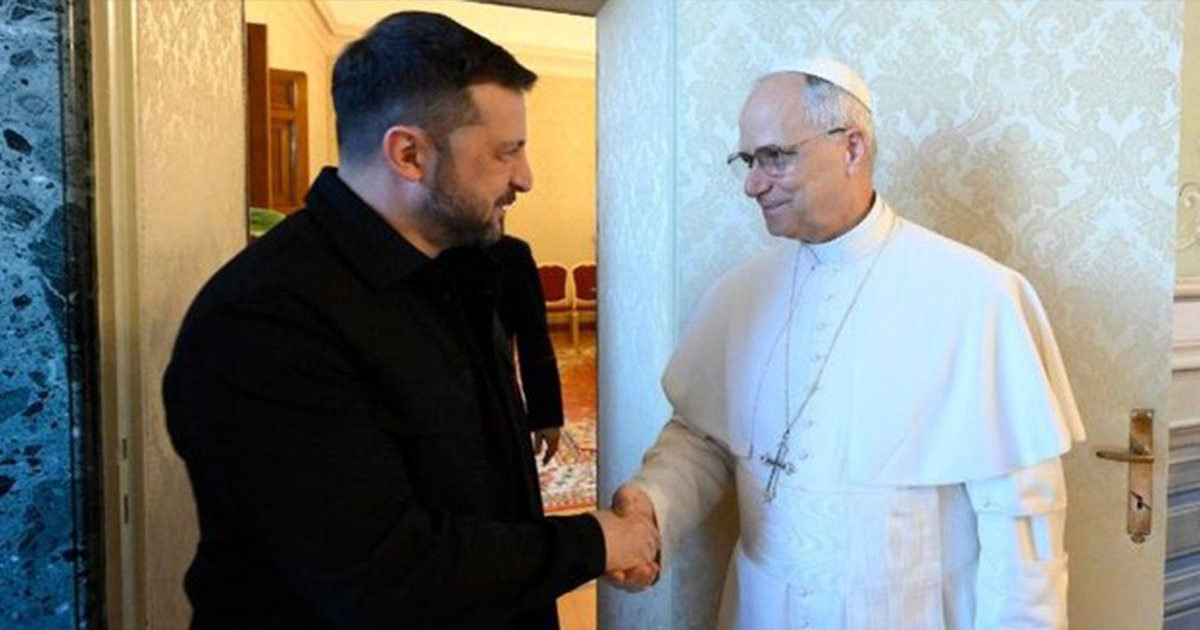 еленський і Папа Лев XIV під час зустрічі у Ватикані обговорюють війну та повернення українських дітей