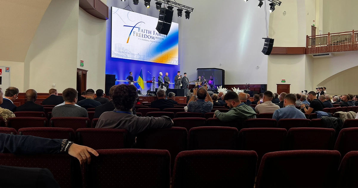 Форум «Faith, Family, Freedom» у київській церкві «Храм Миру» зібрав духовних і громадських лідерів