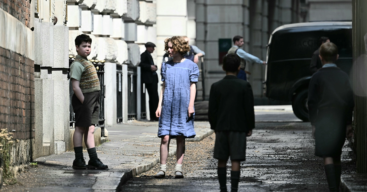 Знімальний майданчик фільму «Племінник чародія» Netflix у центрі Лондона