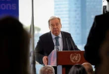 Генсек ООН Антоніу Гутерреш під час виступу