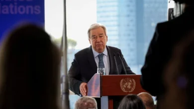 Генсек ООН Антоніу Гутерреш під час виступу