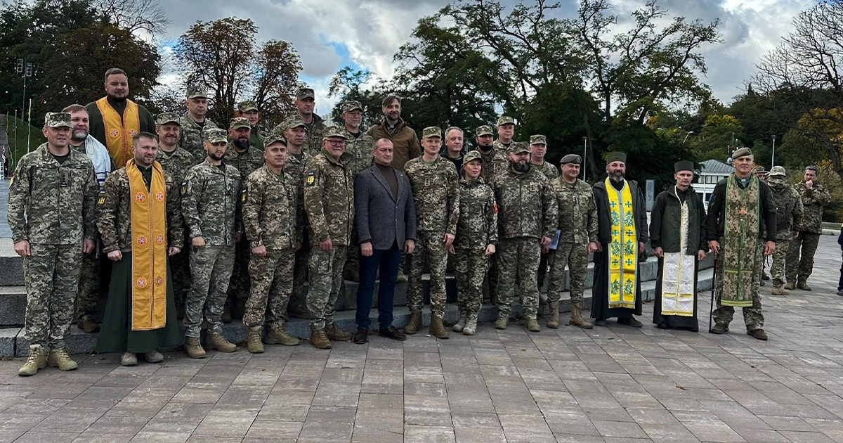 Україна відзначає День військового капелана — у Києві відкрили пам’ятний знак