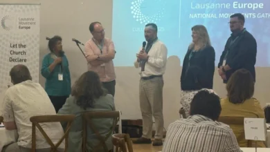 Українська делегація на зустрічі Лозаннського руху Європи у Валенсії, молитва за Україну