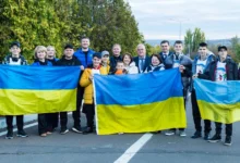 Ukrainian children rescued from Russian deportation return home