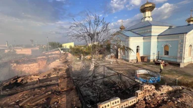 Зруйнований храм у Херсоні після російських обстрілів