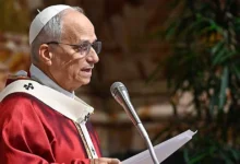 Папа Лев XIV у Ватикані під час проголошення доктрини про спасіння через Ісуса Христа