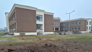 Російський дрон пошкодив християнську школу в Києві під час мирних переговорів