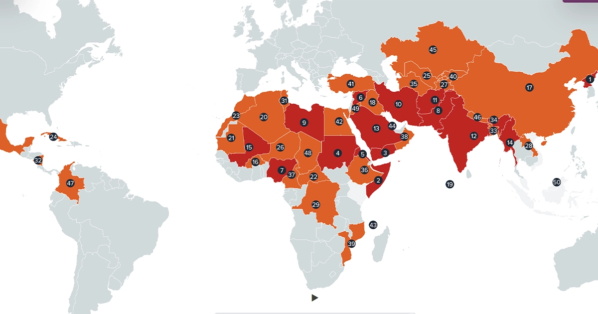 Переслідування християн у світі зросло: звіт Open Doors 2026