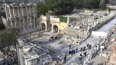 Римські археологічні знахідки в Ефесі: мармурова ванна та статуя I століття