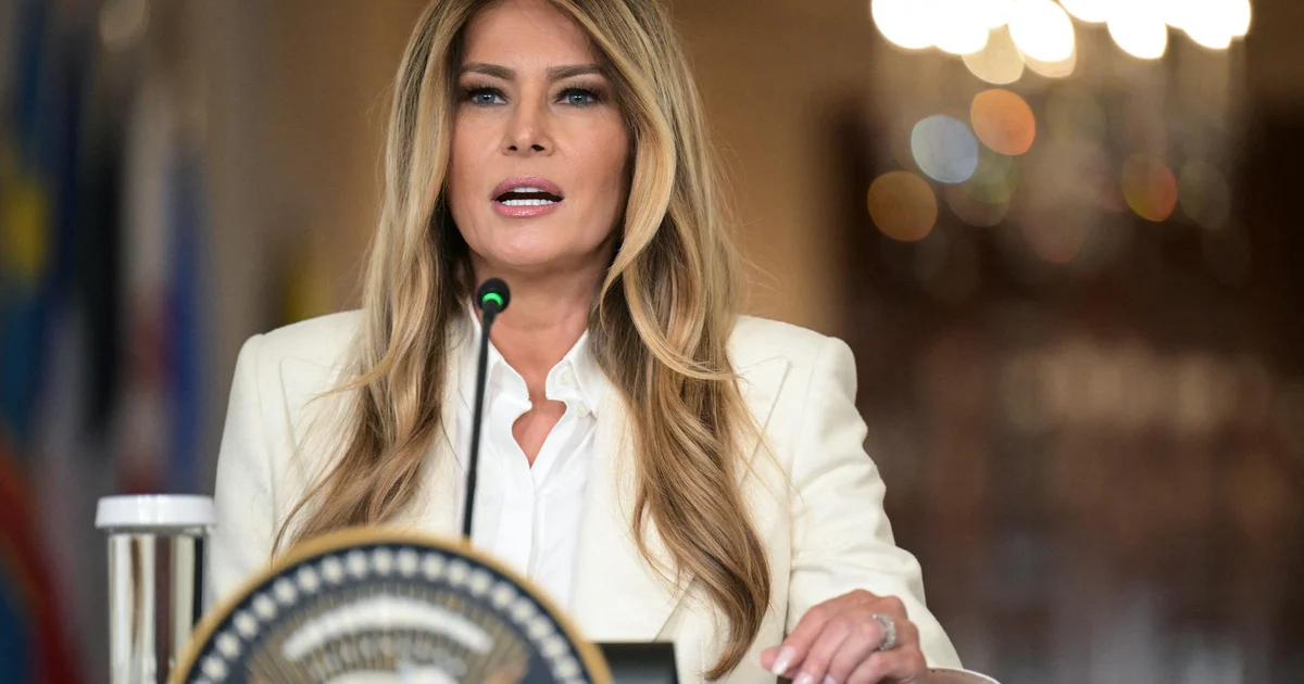 Меланія Трамп під час виступу щодо повернення українських дітей